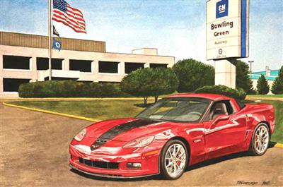 Cooksey's Legacy 427 Limited Edition 11" X 17" Giclee Print By Forrester