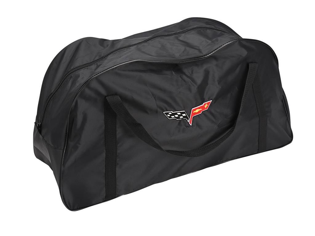 Storage Bag - Black Duffle / Car Cover With C6 Embroidered Logo