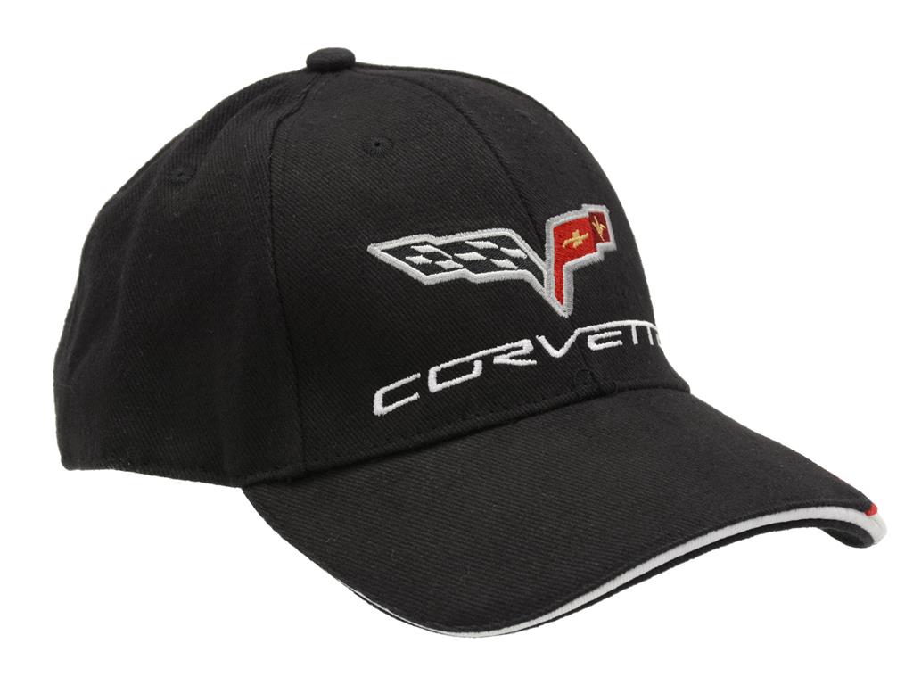Hat - Black With C6 Corvette Edge *Discontinued*