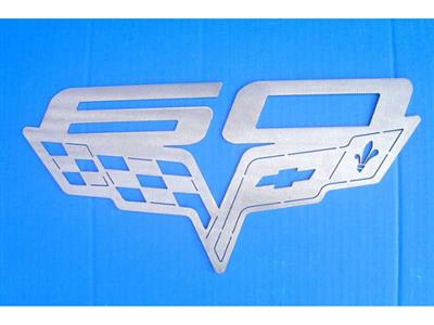 36" CarArtWork Brushed Metal Wall Hanging 60th Anniversary Emblem