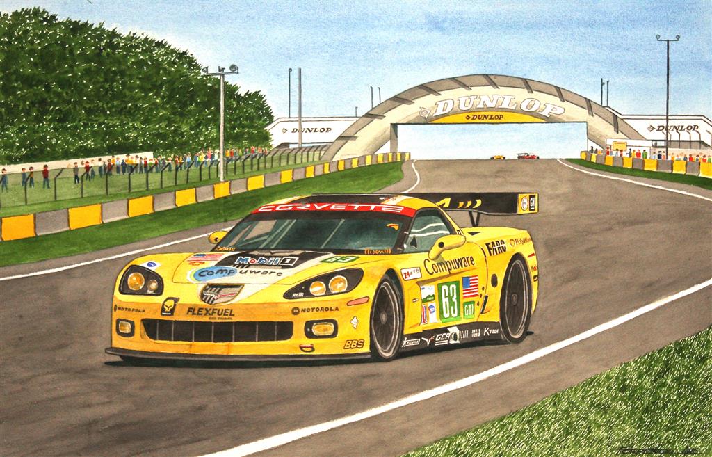 American Pride C6R 11" X 17" Giclee Print By Dana Forrester (ND)