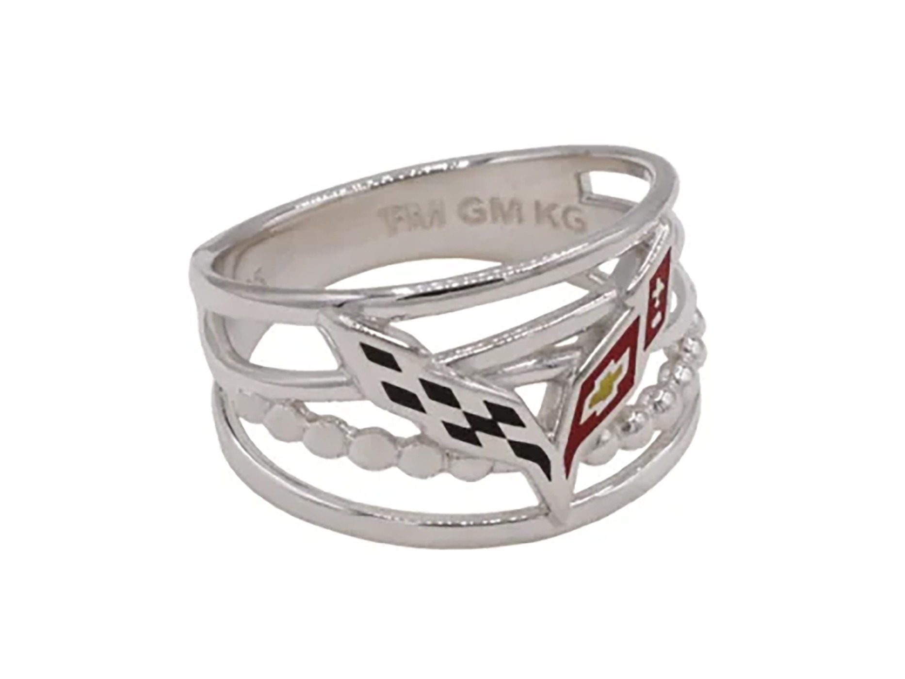 C7 Ladies Sterling Silver Gemstone Ring