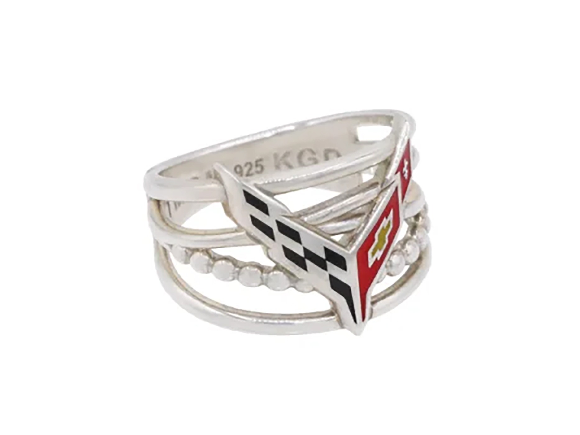 C8 Ladies Sterling Silver Gemstone Ring