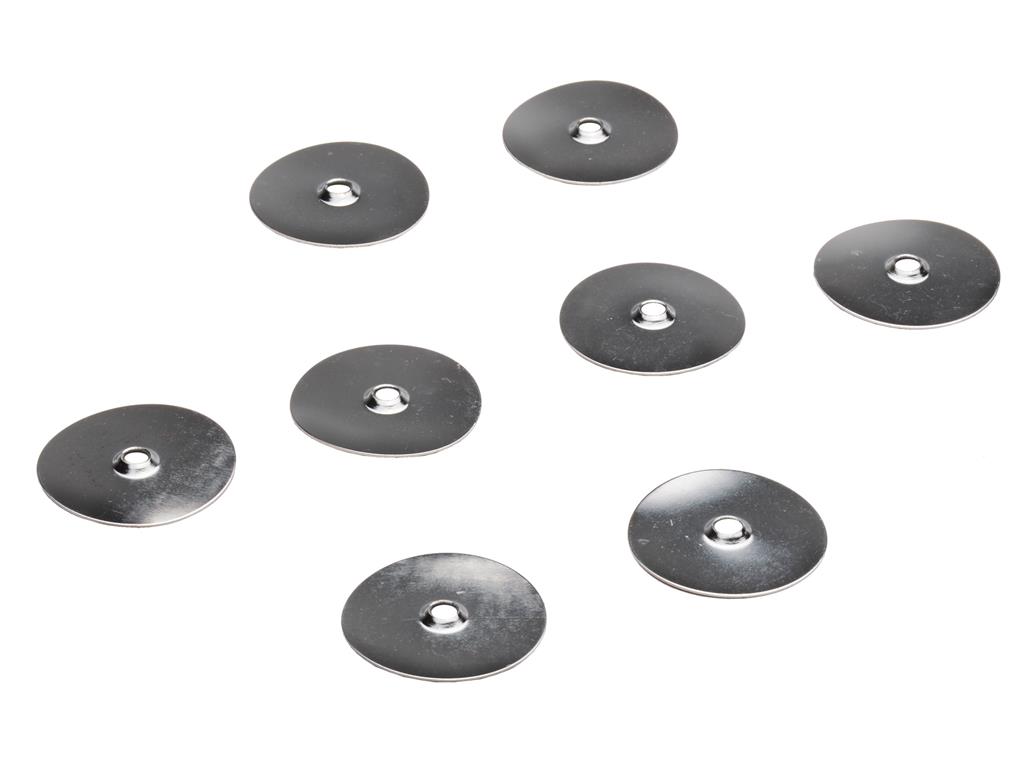 76-77 Hood Insulation / Blanket Retainers - Chrome - Set of 8