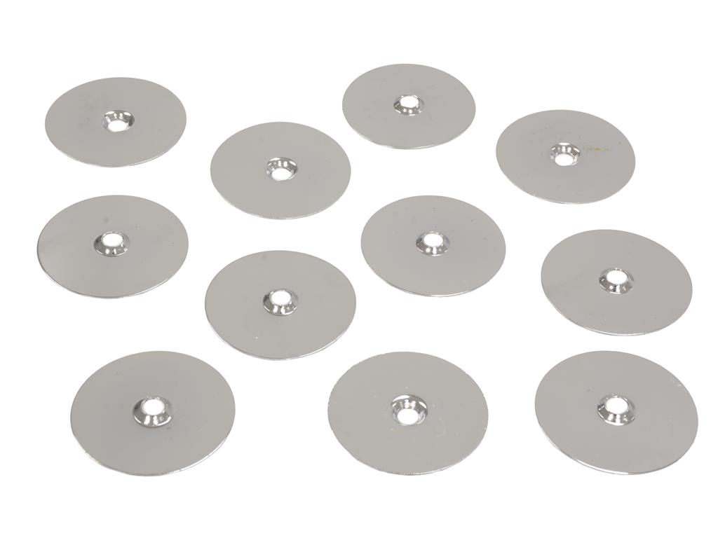 73-75 Hood Insulation / Blanket Retainers - Chrome - Set of 11