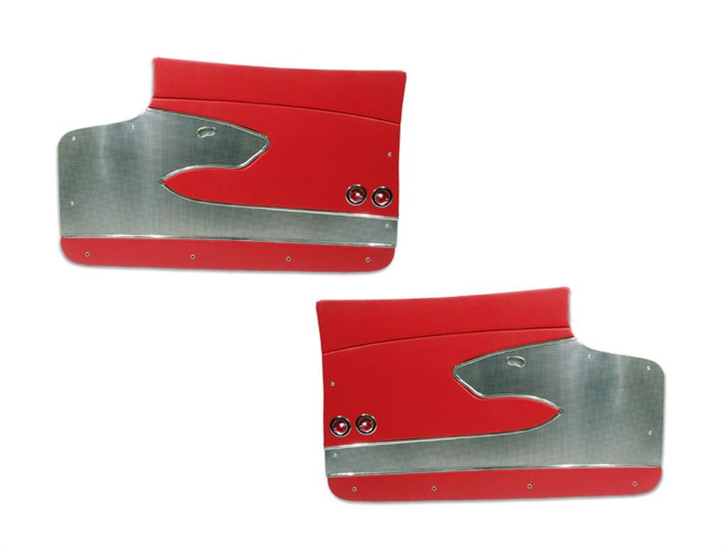 59 Deluxe Door Panel - Leather - Pair
