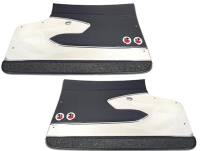 60 Deluxe Door Panel - Leather - Pair