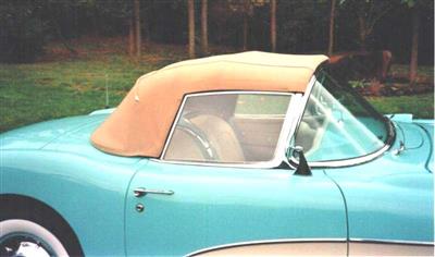 56-58 Convertible Top - Cloth Stafast