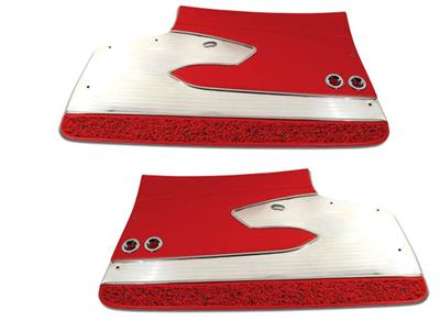 61 Deluxe Door Panel - Leather - Pair