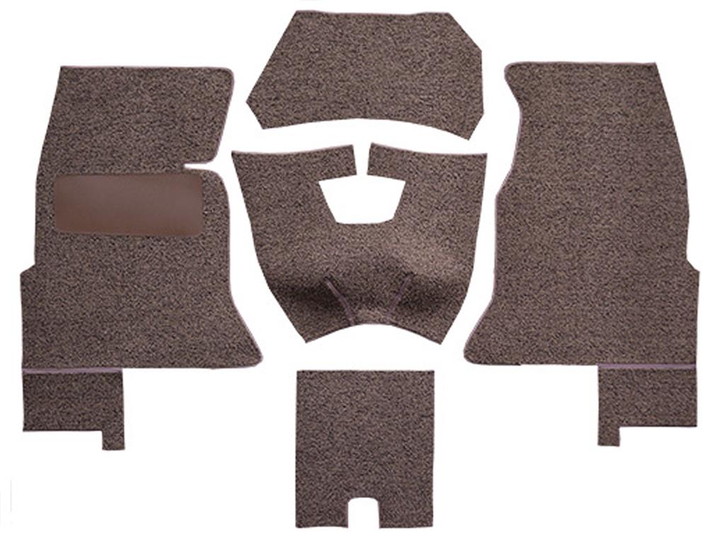 61-62 Carpet Set - With Foam Backing Salt And Pepper / Tuxedo