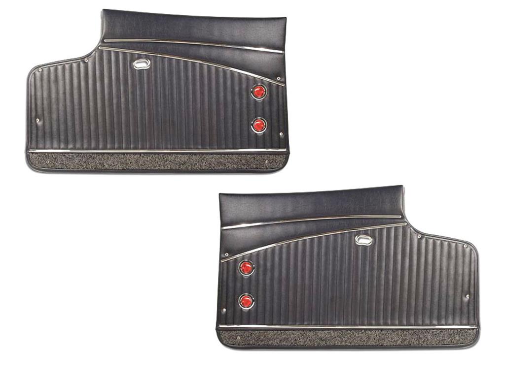 62 Deluxe Door Panel - Leather - Pair