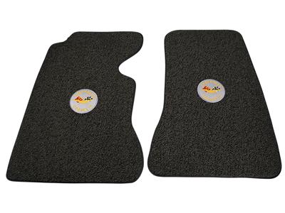 1958-1962 Floor Mat - Salt And Pepper Carpet With Embroidered C1 Logo
