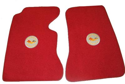 1958-1962 Floor Mat - 80/20 Carpet With Embroidered C1 Logo