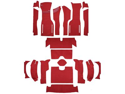 64 80-20 Poly Back Carpet Set - Convertible - Replacement