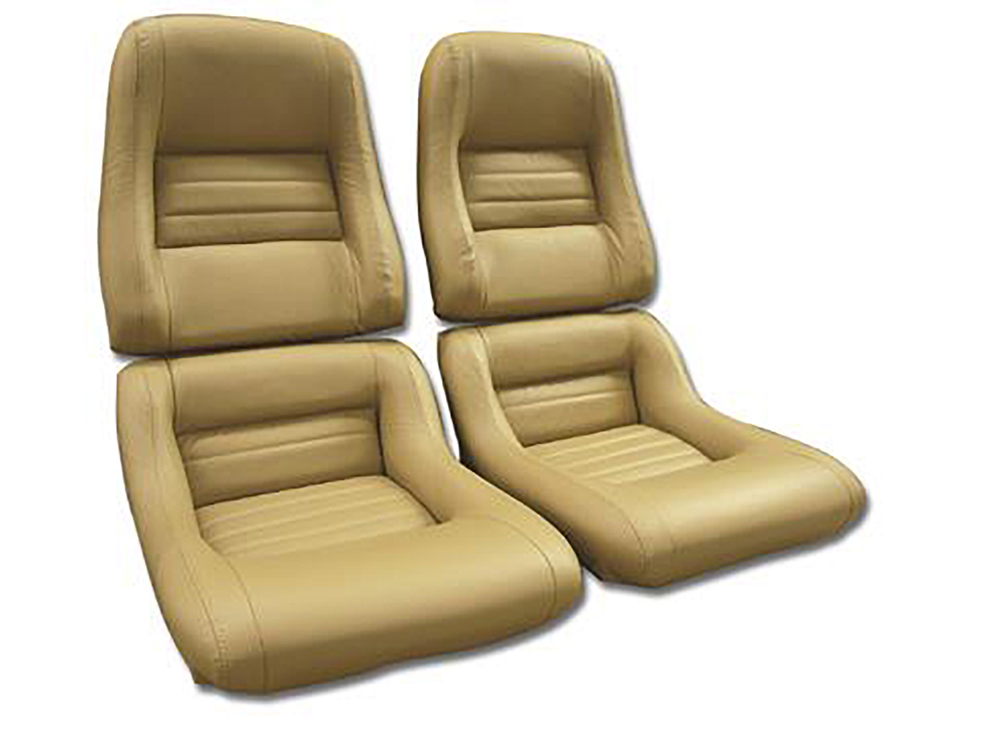 79-82 Mounted Seat Cover - 100% Leather 2" Panel - CA