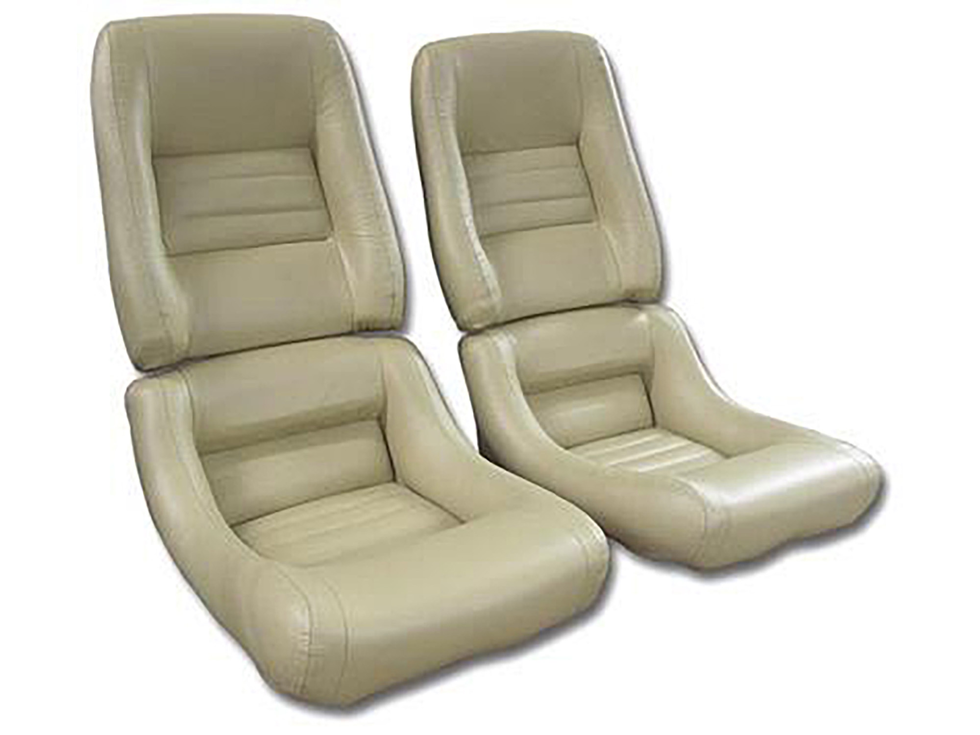 79-82 Seat Covers 4" Pleat 100% Leather - CA