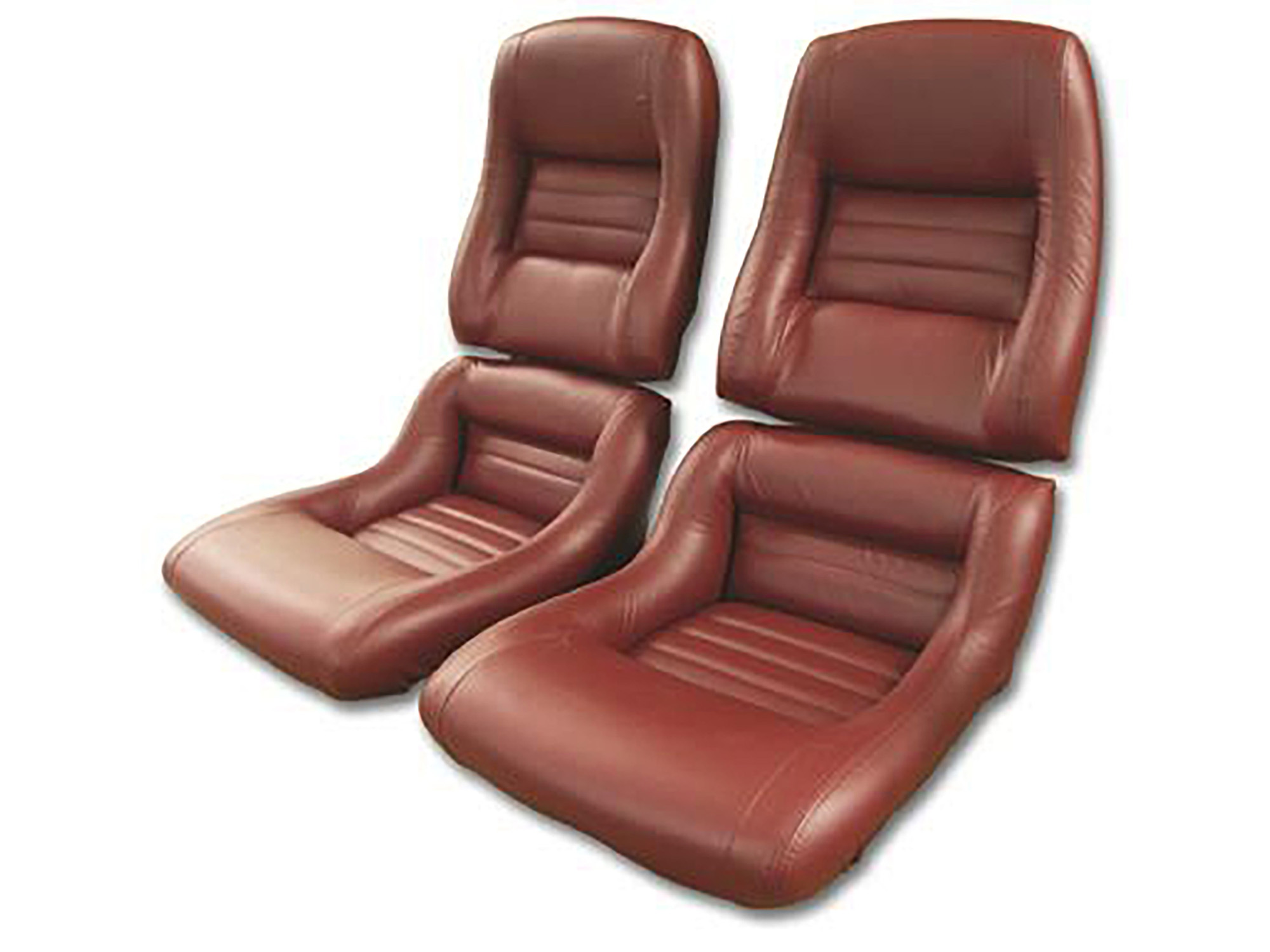 79-82 Seat Covers - 2" Pleat Leather Like Seat Cover - CA