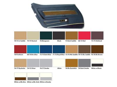 70-76 Door Panel - Deluxe Right - CA