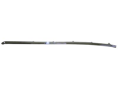 70-77 Door Panel Lower Chrome Trim Strip Side: Left