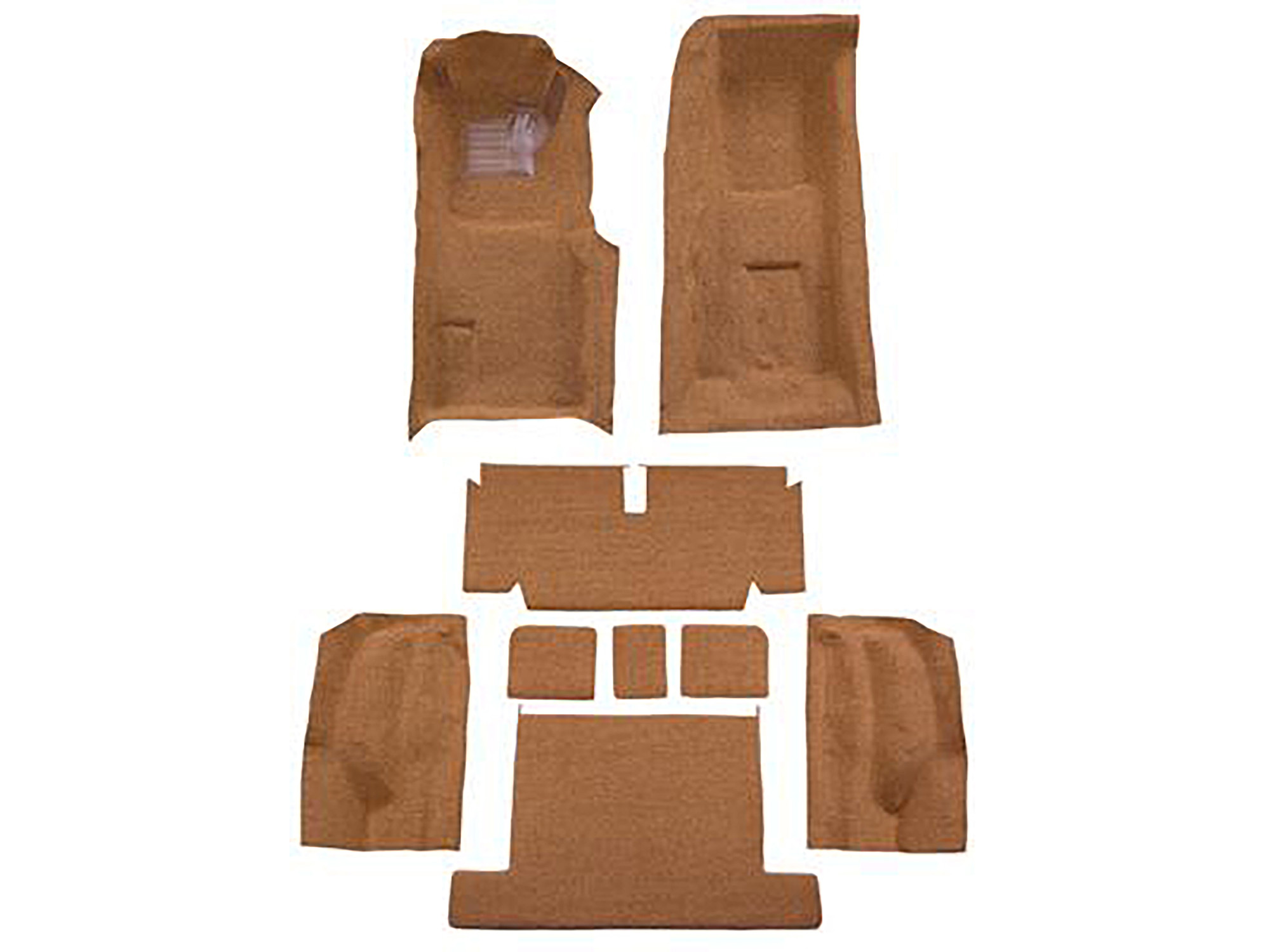 68-76 Coupe 80/20 Loop Complete Carpet Set with Pad