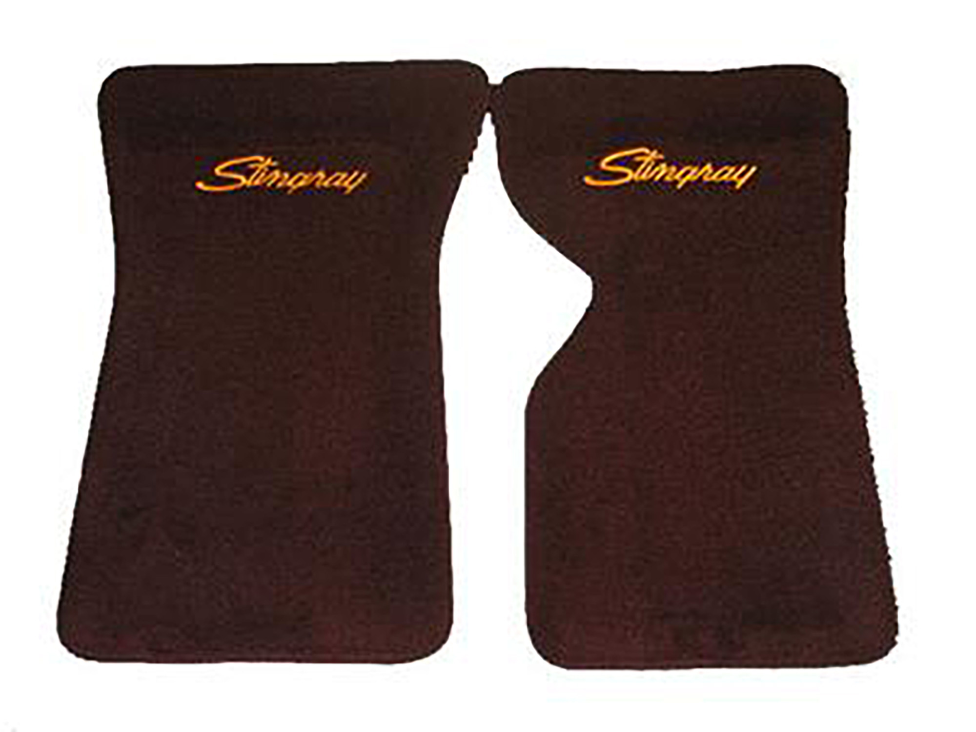 1968-1982 Floor Mat - Embroidered C3 Stingray Logo Cut Pile