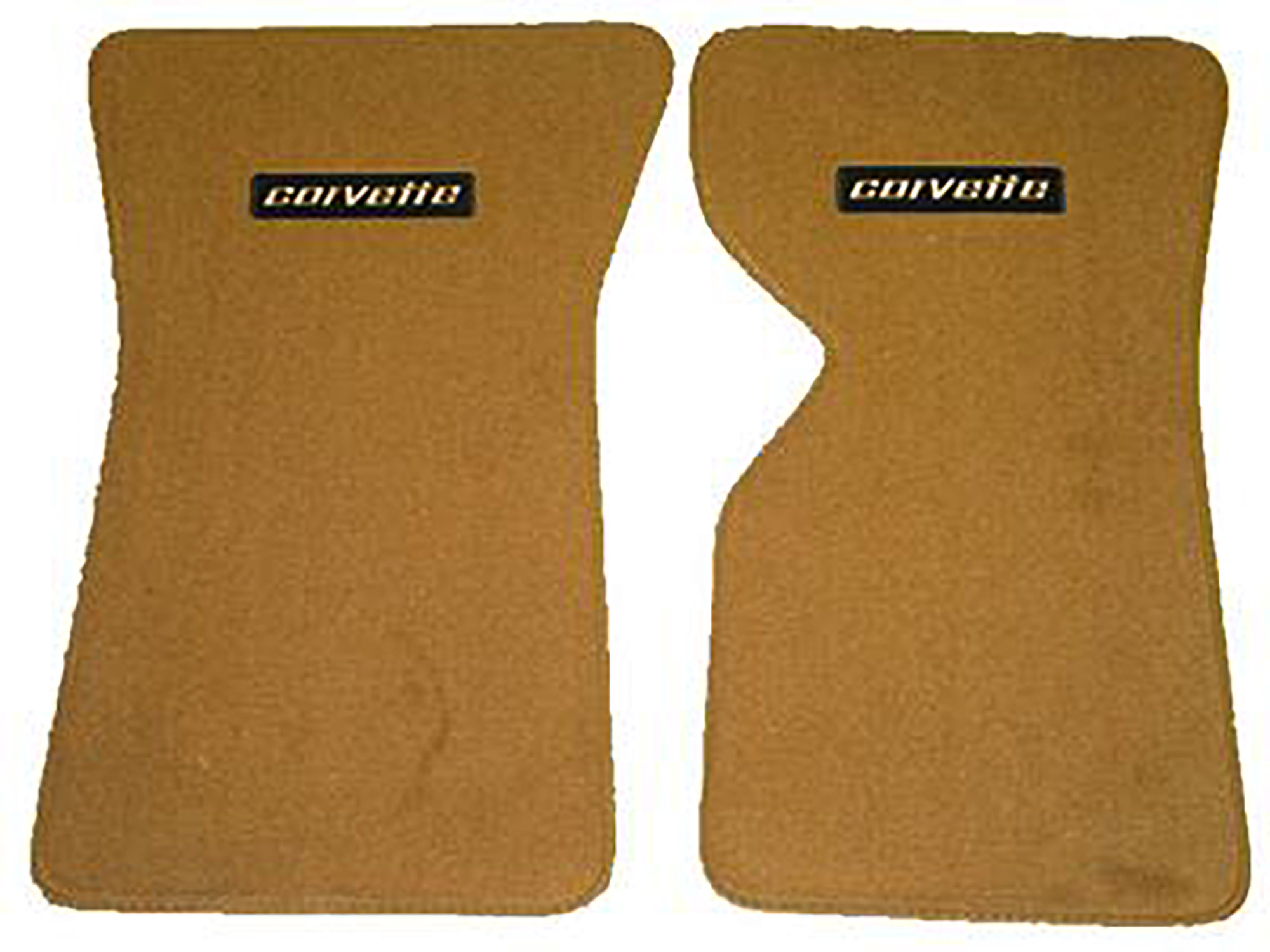 1977-1982 Floor Mat - Embroidered Corvette Logo Cut Pile