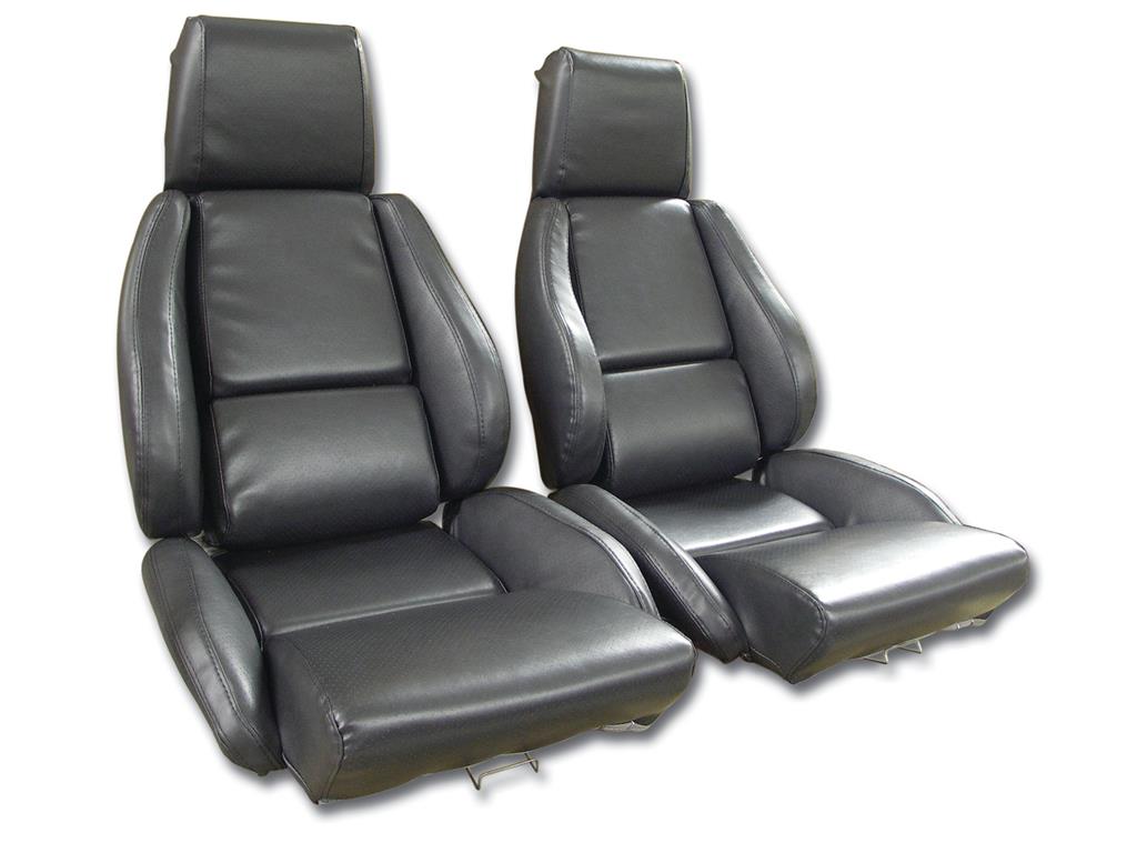 84-88 Seat Cover Mounted Std Leather Look With Original Perforation (ND) - CA