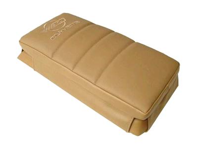 84-89 Leather Center Arm Rest Cushion With Embroidered Logo - CA