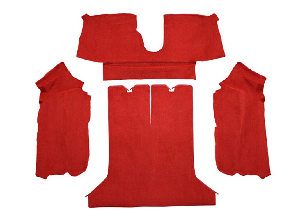 1984-1987 Carpet Set - Coupe Rear Poly Back