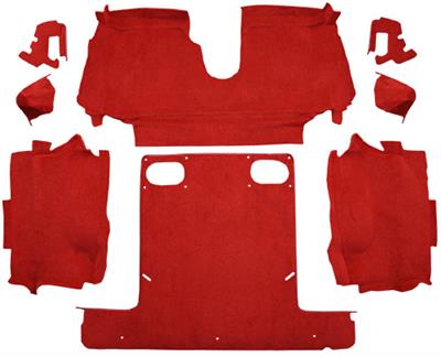 1986-1989 Carpet Set - Convertible Rear Mass Back