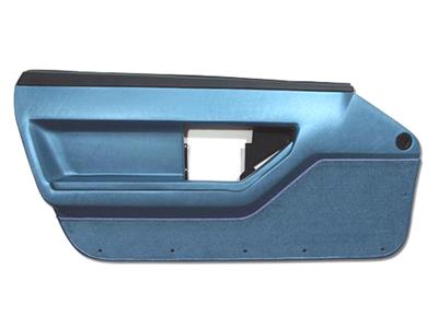 86-89 Door Panel-left - Deluxe With Trim Installed Convertible