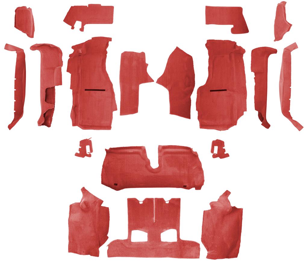 1990-1993E Carpet Set - Convertible Complete Poly Back