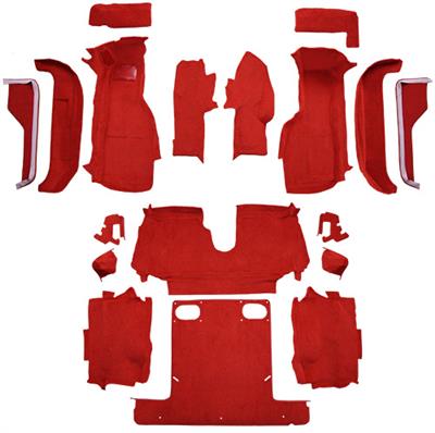 1988-1989 Carpet Set - Convertible Complete Poly Back