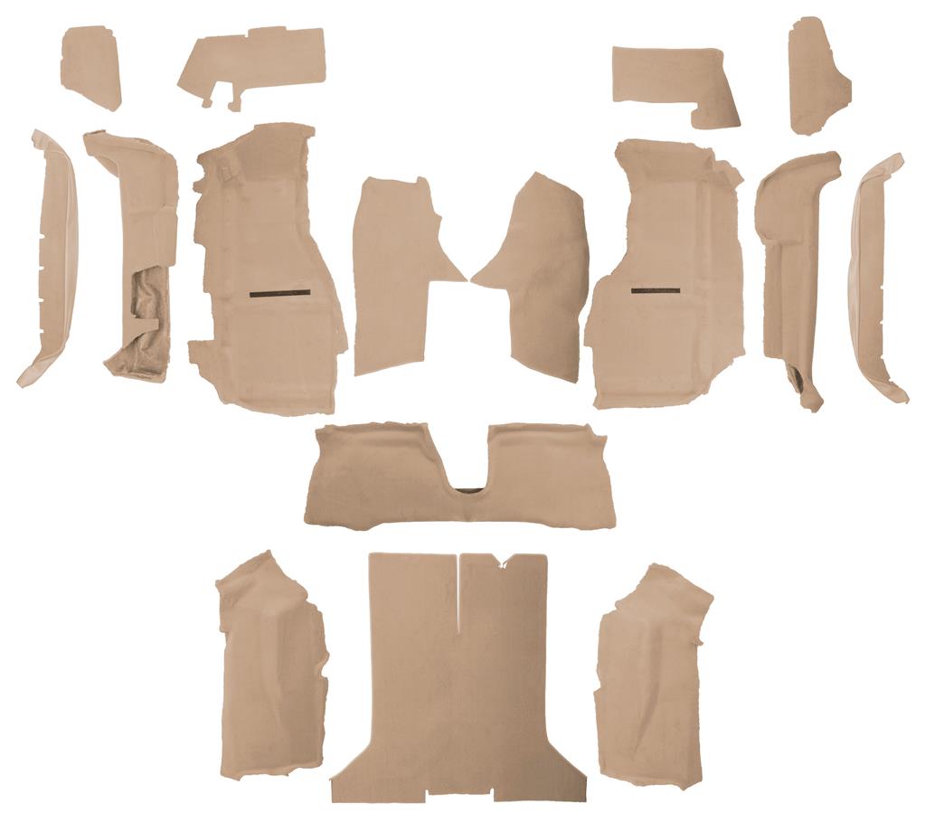 1990-1993E Carpet Set - Coupe Complete Poly Back
