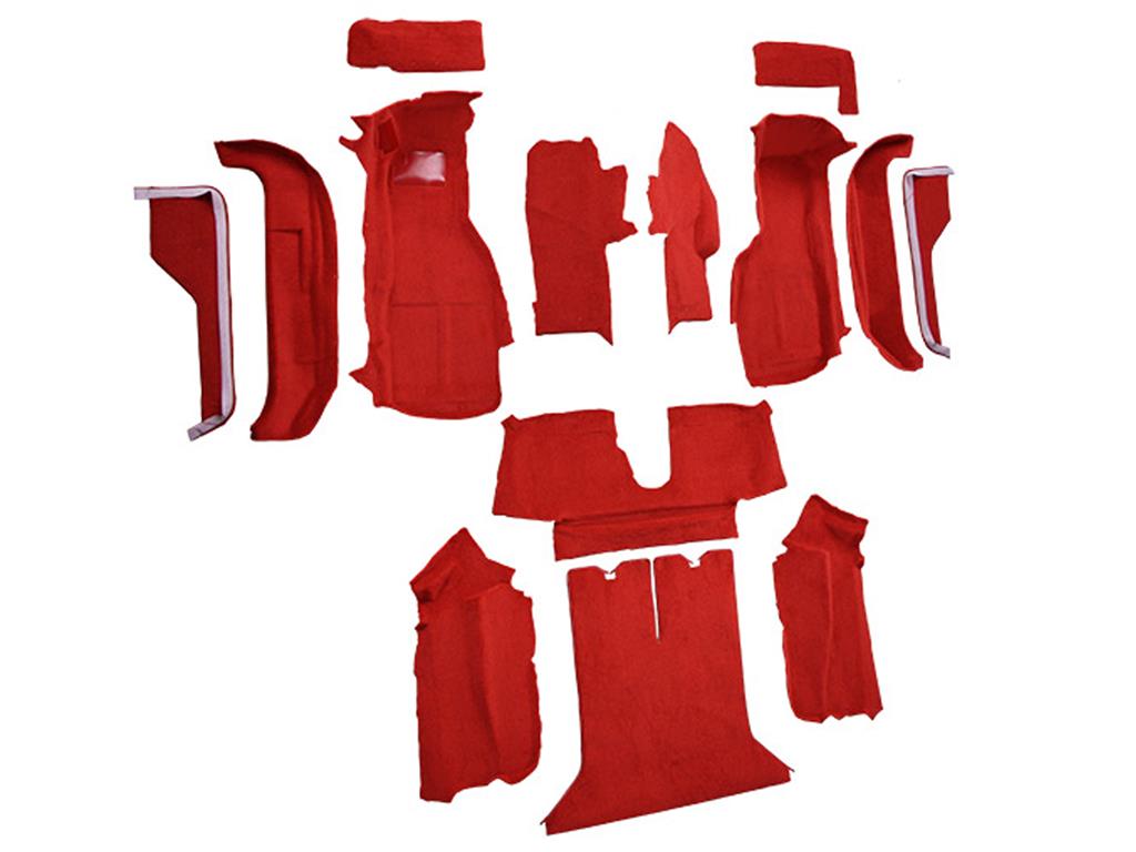 1988-1989 Carpet Set - Coupe Complete Poly Back
