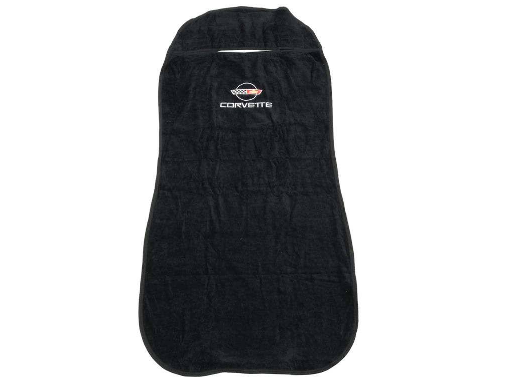 84-96 Seat Armour Cover w/ C4 Emblem Accessory Color: Black