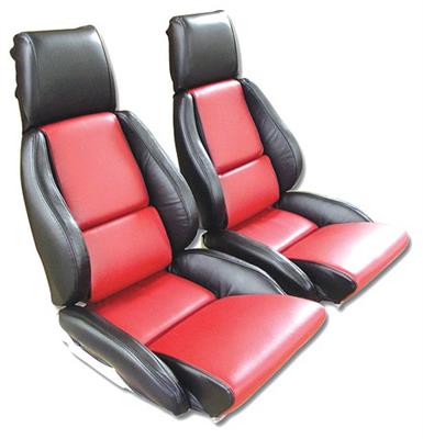 84-88 Mounted Standard Seat Covers 2 Tone Leather (ND) - CA