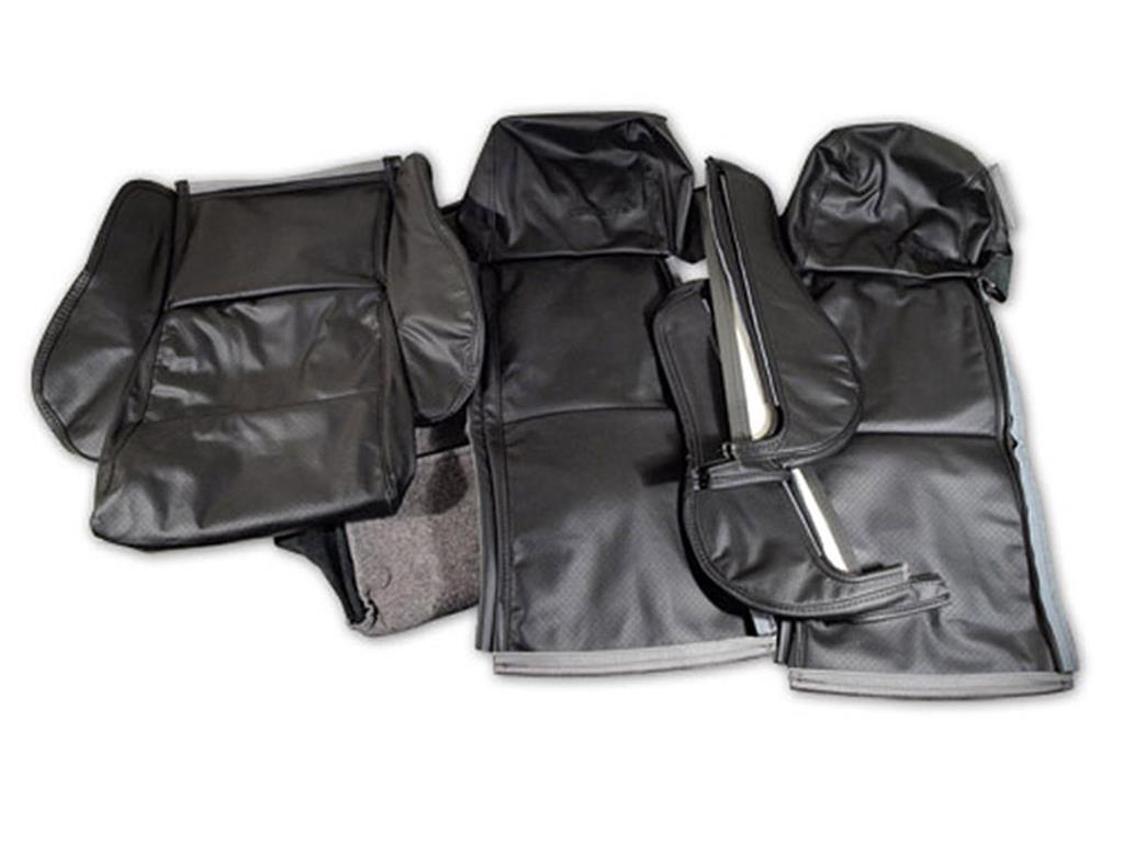 84-88 Seat Cover - Driver Black Only Leather Sport Non Perforated (ND) - CA
