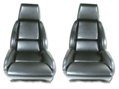 84-88 Seat Cover - Driver Black Only Leather Standard Non Perforated (ND) - CA