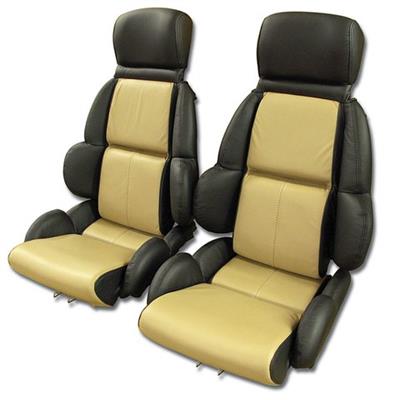 93 Mounted Standard Seat Covers 2 Tone Leather (ND) - CA