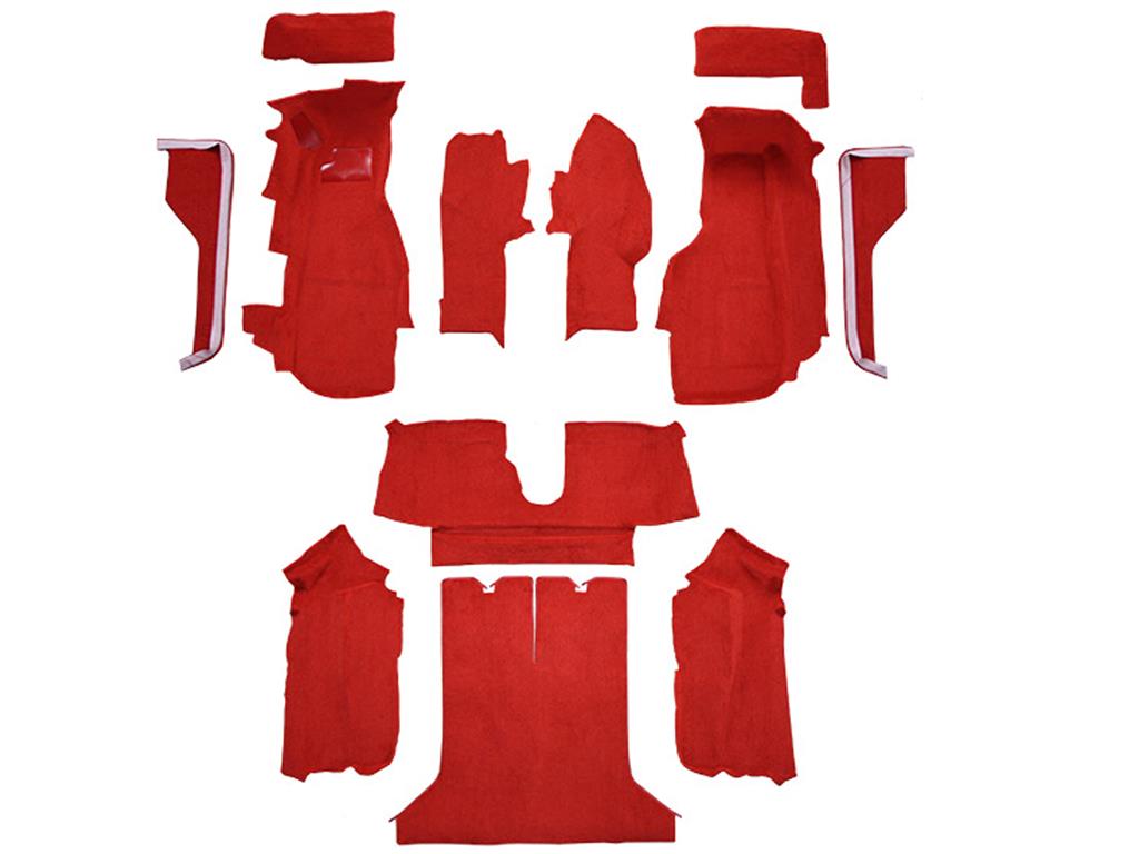 1984-1987 Carpet Set - Coupe Complete Poly Back