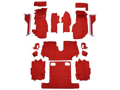 1986-1987 Carpet Set - Convertible Complete Mass Back