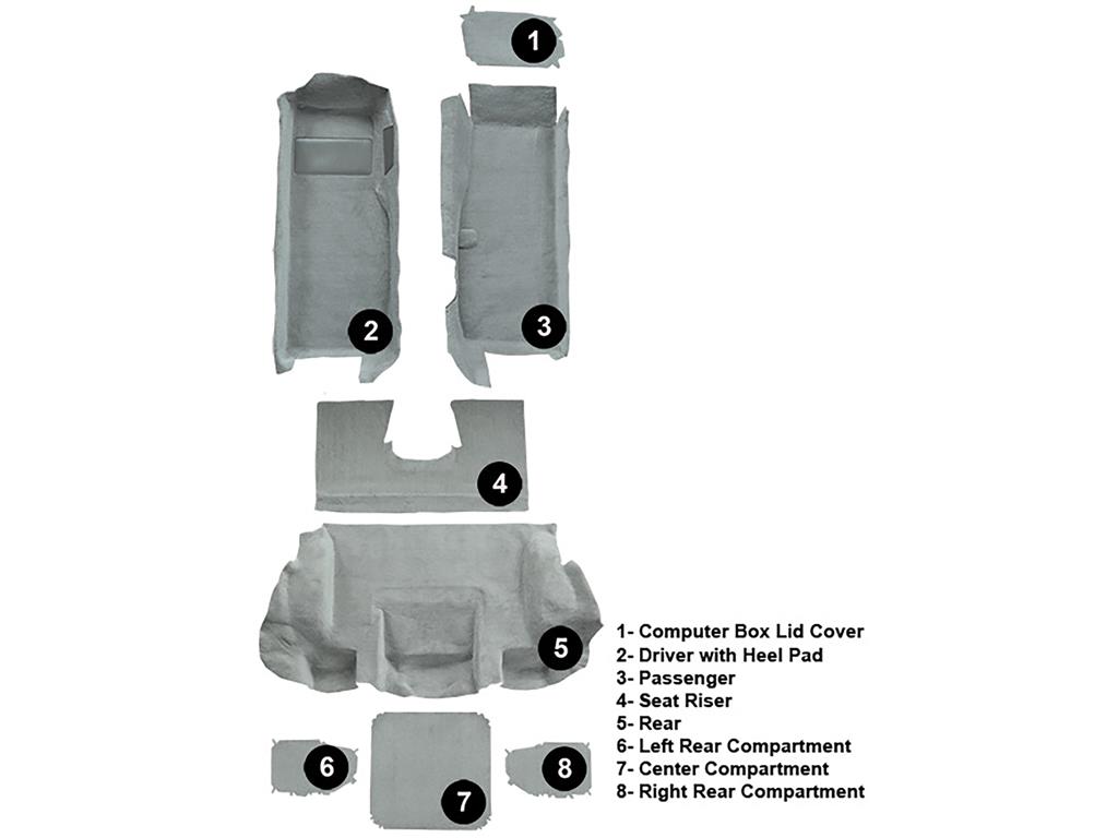 01-04 Z06 Carpet - Full Set