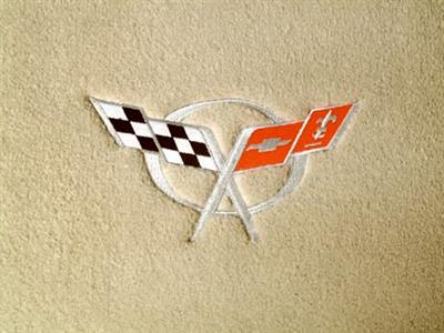 2003-2004 Cargo Mat - C5 Coupe Shale With Silver Logo - Lloyd Design