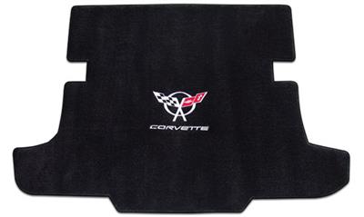 1997-2004 Cargo Mat-Coupe W/Silver C5 Logo And Corvette Script - Lloyd Design
