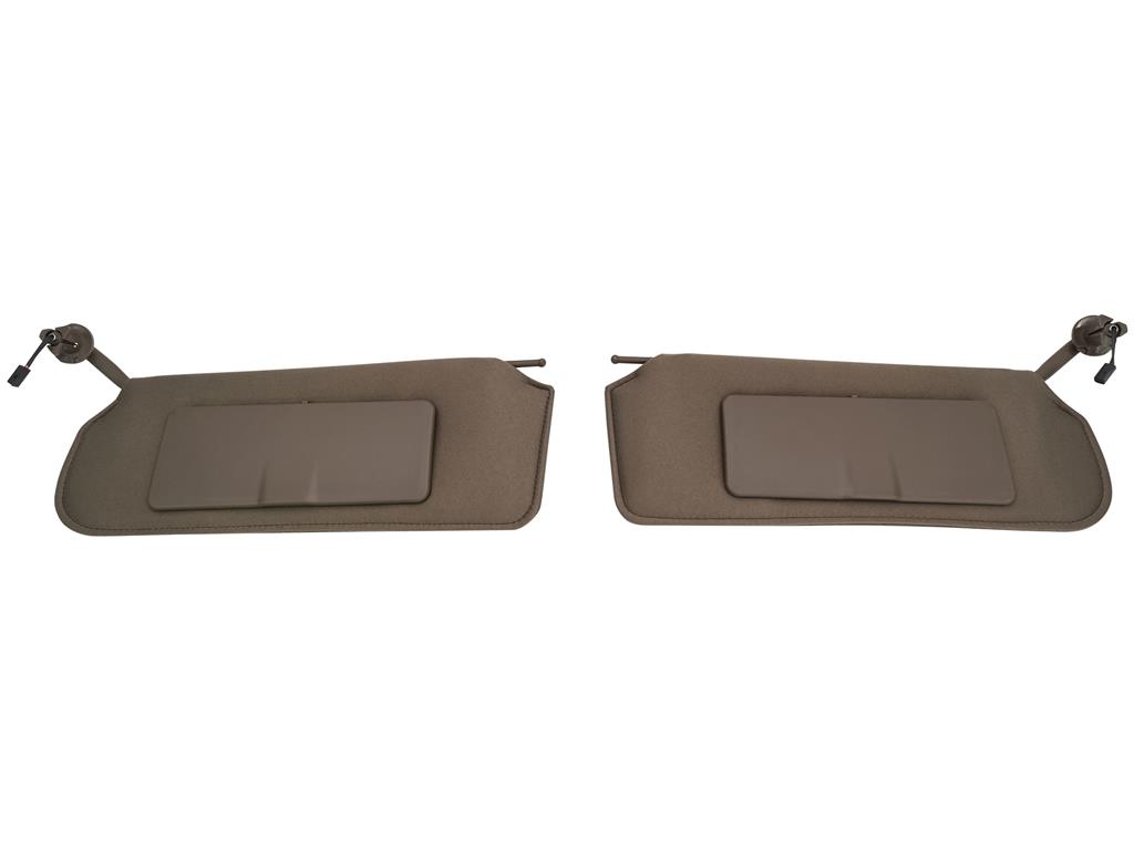 2003-2004 Shale Sunvisors Correct with Lighted Vanity Mirror - Pair - CA