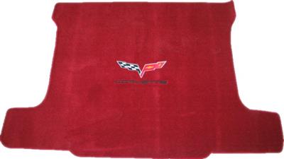2005-2013 C6 Cargo Mat Coupe With Black Script and C6 Emblem Lloyd Design