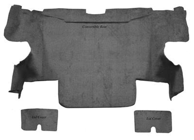 05-13 Carpet Set - Convertible Rear With Mass Back - Truvette