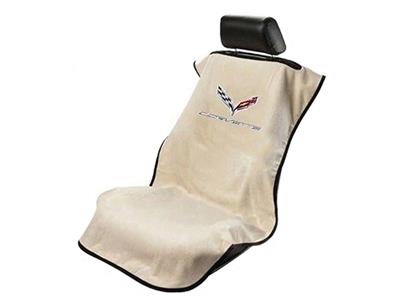 14-19 Seat Armour Cover w/ C7 Emblem Accessory Color: Tan