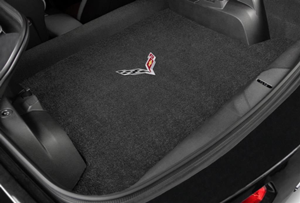 2014-2019 Cargo Mat C7 Crossflag Emblem Black Lloyd Design
